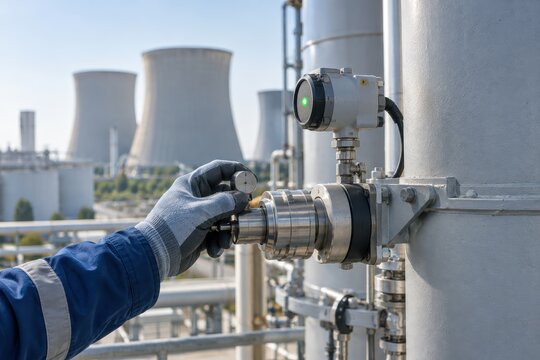 power plant cutting greenhouse gas emissions