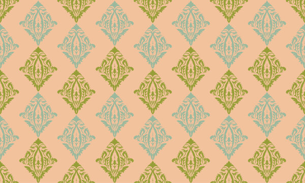 seamless damask pattern