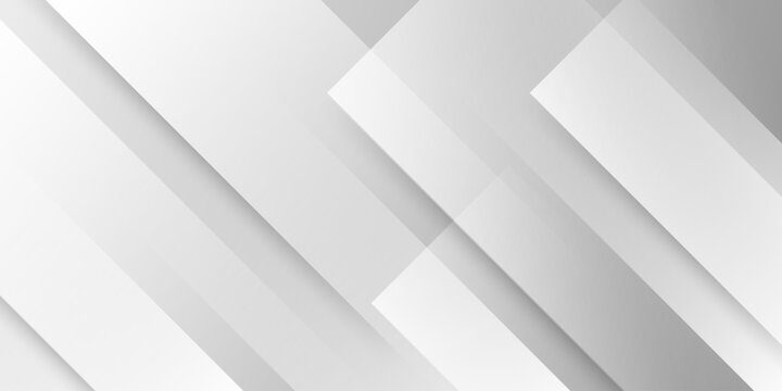 Modern abstract white and grey geometric diagonal striped background vector illustration