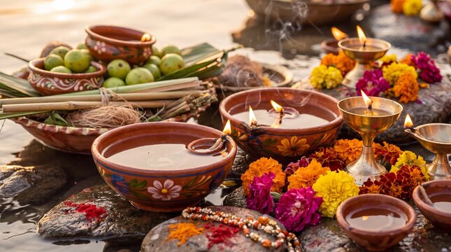 Food for celebration Indian festival Chhath puja