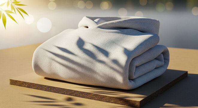 Folded hoodie Photo for mockup