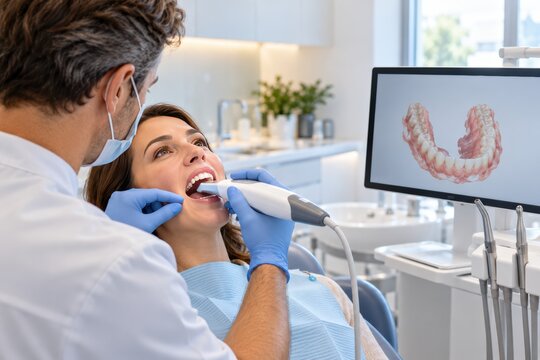 Digital Dentistry with Intraoral Scanner in Modern Dental Clinic