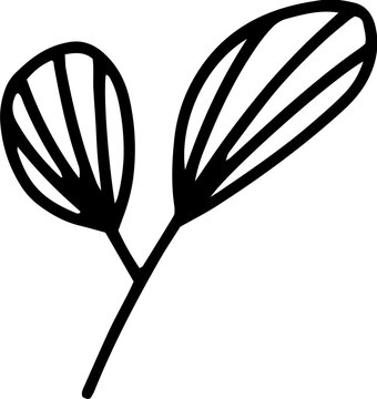 Outline Ferm Tropical Leaf