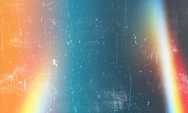 Vintage film burn texture with analog light leaks, scratches, and dust overlay effect Background