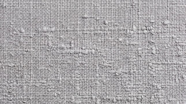 Gray Textured Woven Fabric Texture Background Close-Up