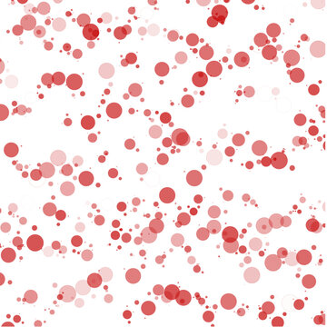 Red bubble circle abstract background 