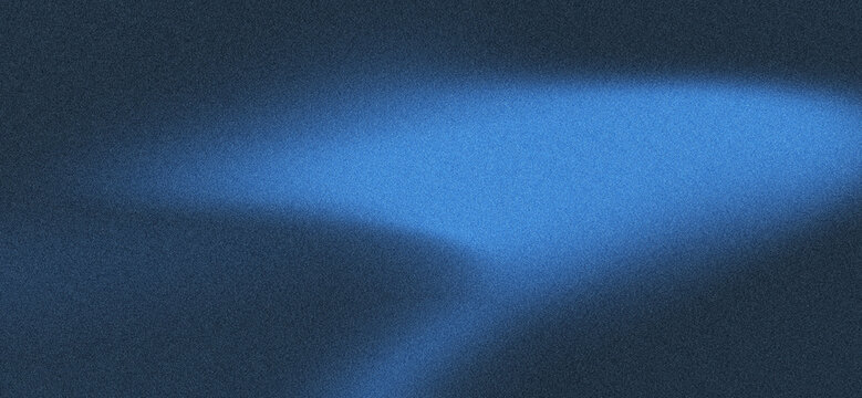 Deep blue grainy gradient background with blurred blue light flow, abstract navy noise texture atmospheric backdrop for presentation and web design