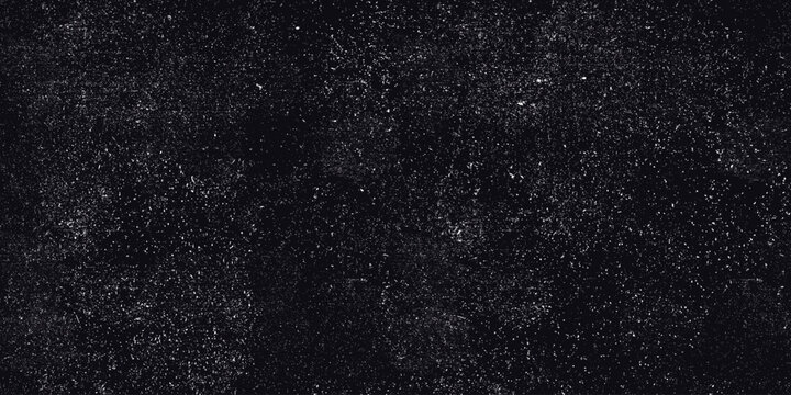 Dark background with white dust texture, endless pattern . Raw print texture. Film grain effect.Grunge analog textured surface . Vector printed texture .Screen print endless pattern.
