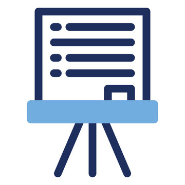 Presentation Board Presentation Easel Duo Tone Icon