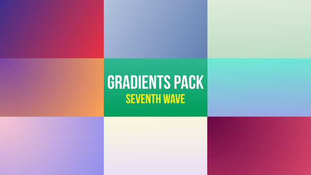 10 Gradient Backgrounds with color control