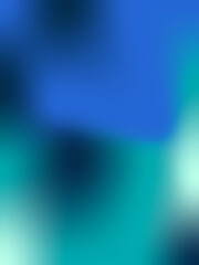 Abstract blurred background, featuring smooth transitions between deep navy blue vibrant teal and bright cyan tones in a fluid gradient mesh gradient © DreamStock