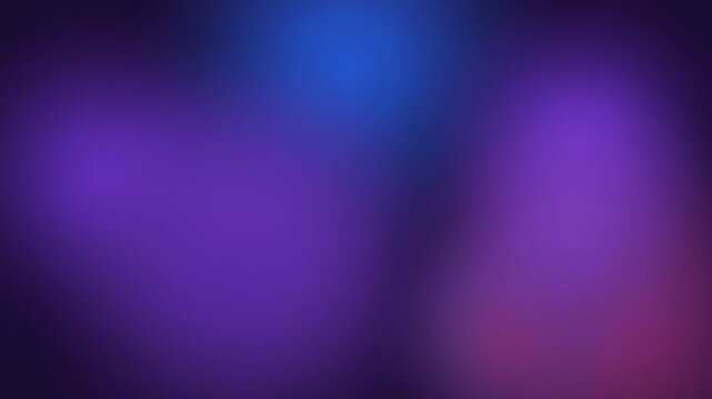 Purple, blue and pink slow drifting soft gradient blobs, seamless looping abstract background
