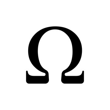Omega uppercase&nbsp;Greek lette