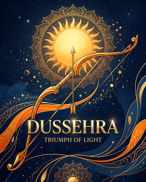 Happy Dussehra festival celebration