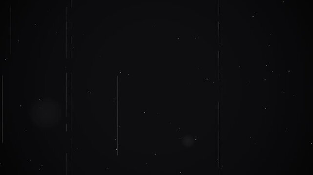Dark vintage 35mm film leader background with scratched texture and dust specks, retro analog cinema projector gate flicker overlay, 4k monochrome grunge video presentation elements