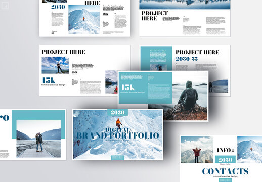 Digital Portfolio Presentation Layout