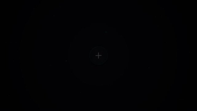 Social media add button animation with check mark icon