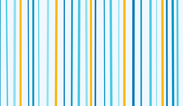 Seamless Blue and yellow vertical stripes pattern texture background