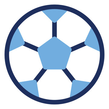 Soccer Ball Football Sport Duo Tone Icon