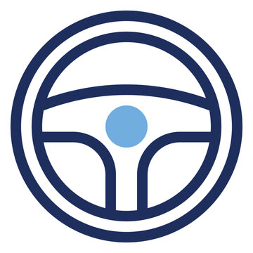 Steering Wheel Race Motorsport Drive Duo Tone Icon
