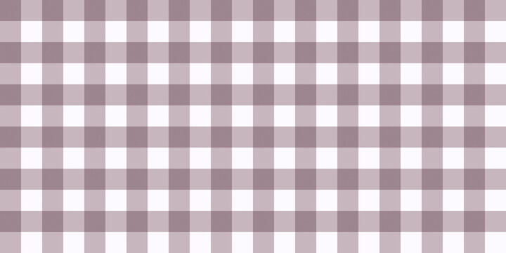 Seamless Purple and white gingham checkered pattern texture background