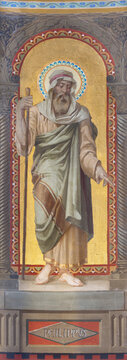 Monza - The fresco of St. Philip the Apostle in the church Chiesa di San Carlo by Grandi 