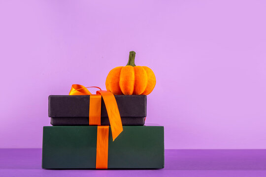 High colored bright Halloween greeting card background, Halloween party invitation or bar menu