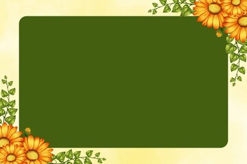 Colorful floral background of yellow flowers,greetings, wallpaper, fashion, posters © Anna