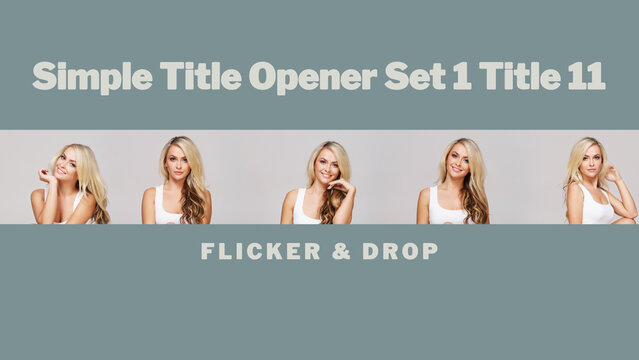 Simple Title Opener Set 1 Title 11