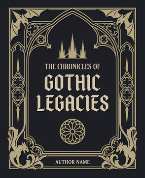 A Gothic Opus Ancient Legends Ornate Book Cover Design