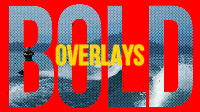 Halftone Text Cutout 