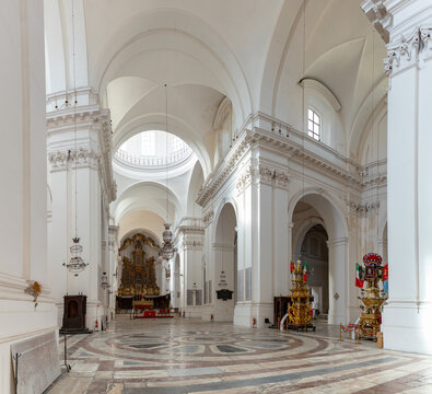 Church of Saint Nicholas the Arena Interior in Catania