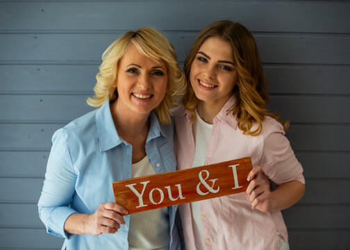 Mother Daughter Together.