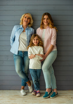 Happy Three Generations.
