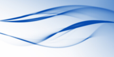 Obraz premium abstract blue wave background, white background with a tinted wave in blue
