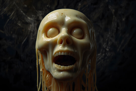 scary halloween skull