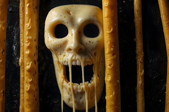 scary halloween skull