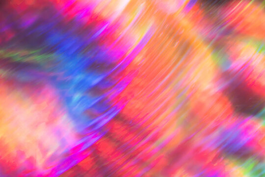 Vibrant abstract motion blur with colorful diagonal light