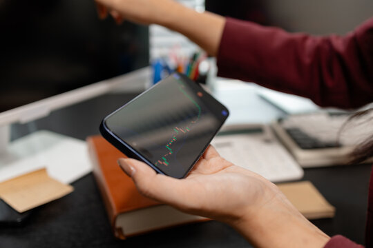 Professional trader monitoring financial markets and analyzing investment opportunities across multiple trading platforms, representing stock analysis, market research.