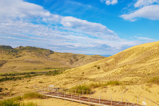 Picturesque view of the Caucasus Mountains. Dagestan Nature Reserve.