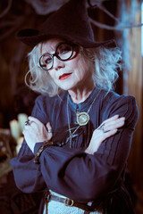 Obraz premium Mysterious Witch Portrait