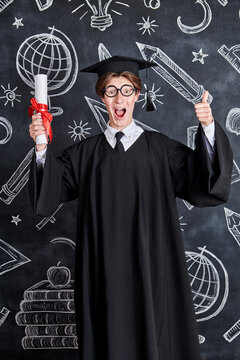 Happy College Graduate