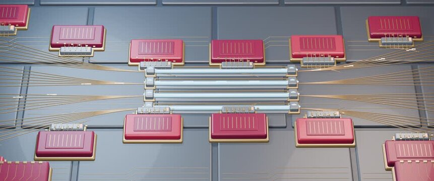 Optical bandwidth aggregation across four high capacity interconnect lanes