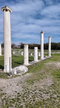 Ruins of Pella - Capital city of the Ancient Macedonian Empire, Central Macedonia, Greece