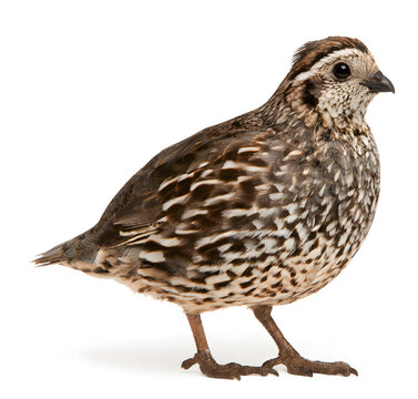 Japanese quails in the studio