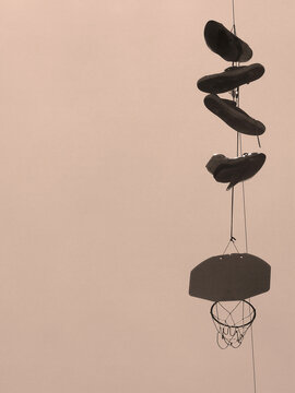 NYC Cooper Square Hanging Hoop and Shoes 2009