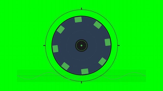 Synchronous Condenser Electrical Grid Flywheel Technical Motion Graphic
