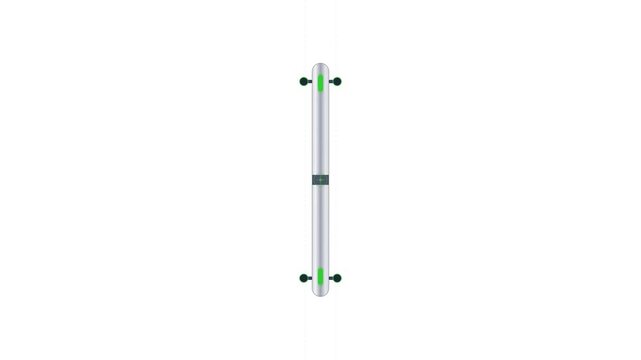 Digital Slope Inclinometer Probe Torpedo Measuring Ground Displacement in Grooved Casing System