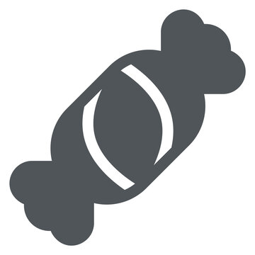 A candy wrapper with a white background