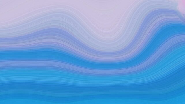 Soft blue and violet pastel wave lines animated background loop.